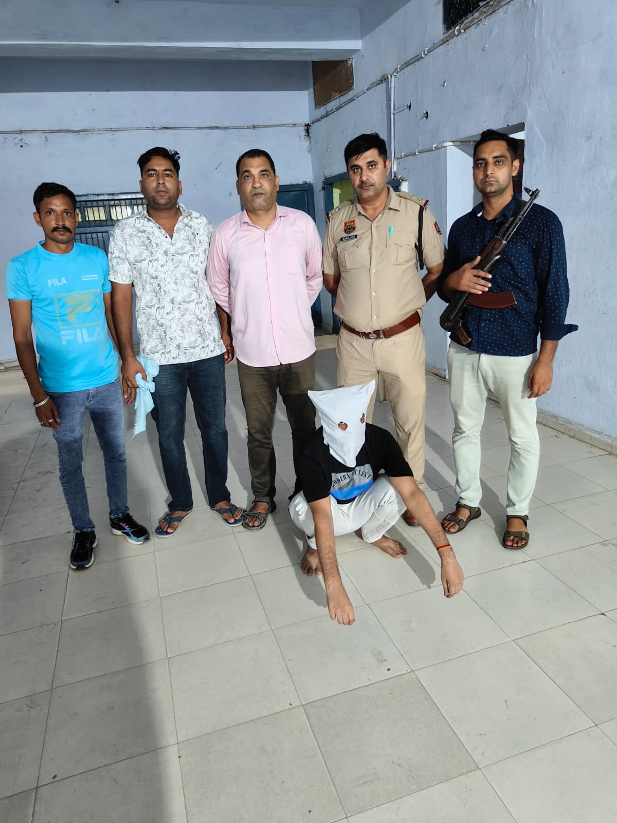 *10th accused who supplied illegal weapons to the main accused in the murder case taken on production warrant*